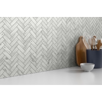 ECHO - 1.22X3.86/11X13, WHITE, GLOSSY